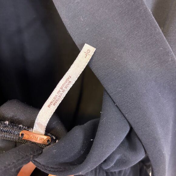 Free People Runaway Black Mini Dress Large - Picture 7 of 7